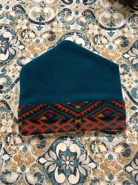 The Mad Hatter of Jackson Hole VTG Beanie- Ski/Snowboard - Green/Blue